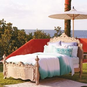 Anthropologie Sol Linen Queen Duvet Cover